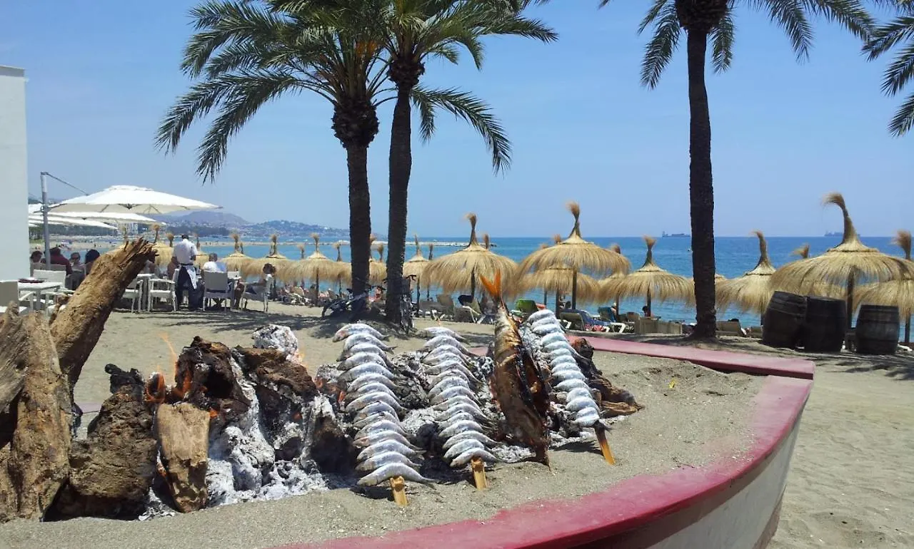 Málaga Beach&Historic centre Malagueta Spagna